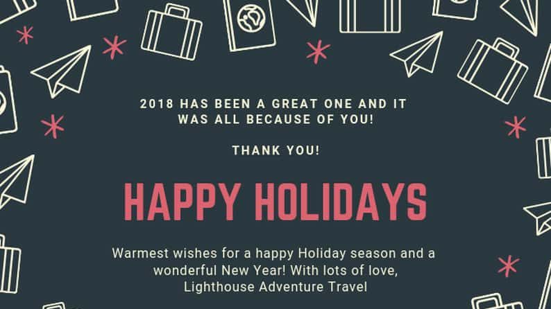 happy new year 2019 from lighthouse adventure travel