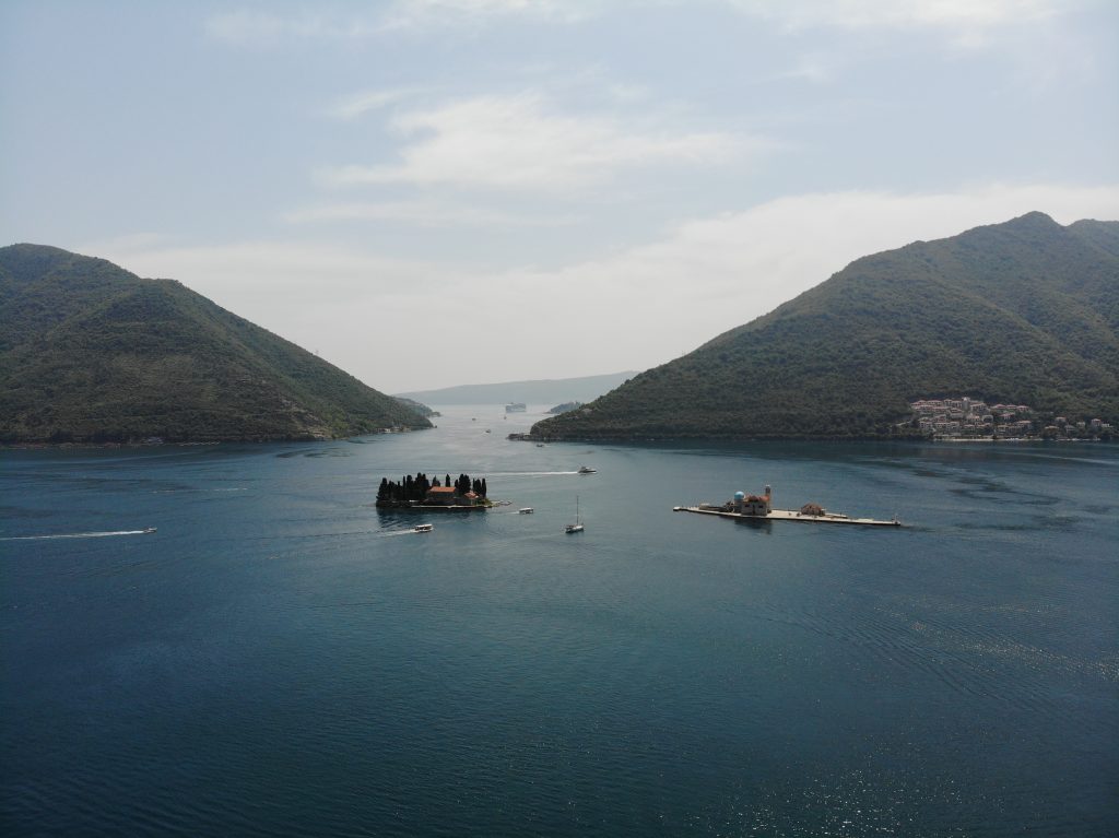 Kotor bay from above